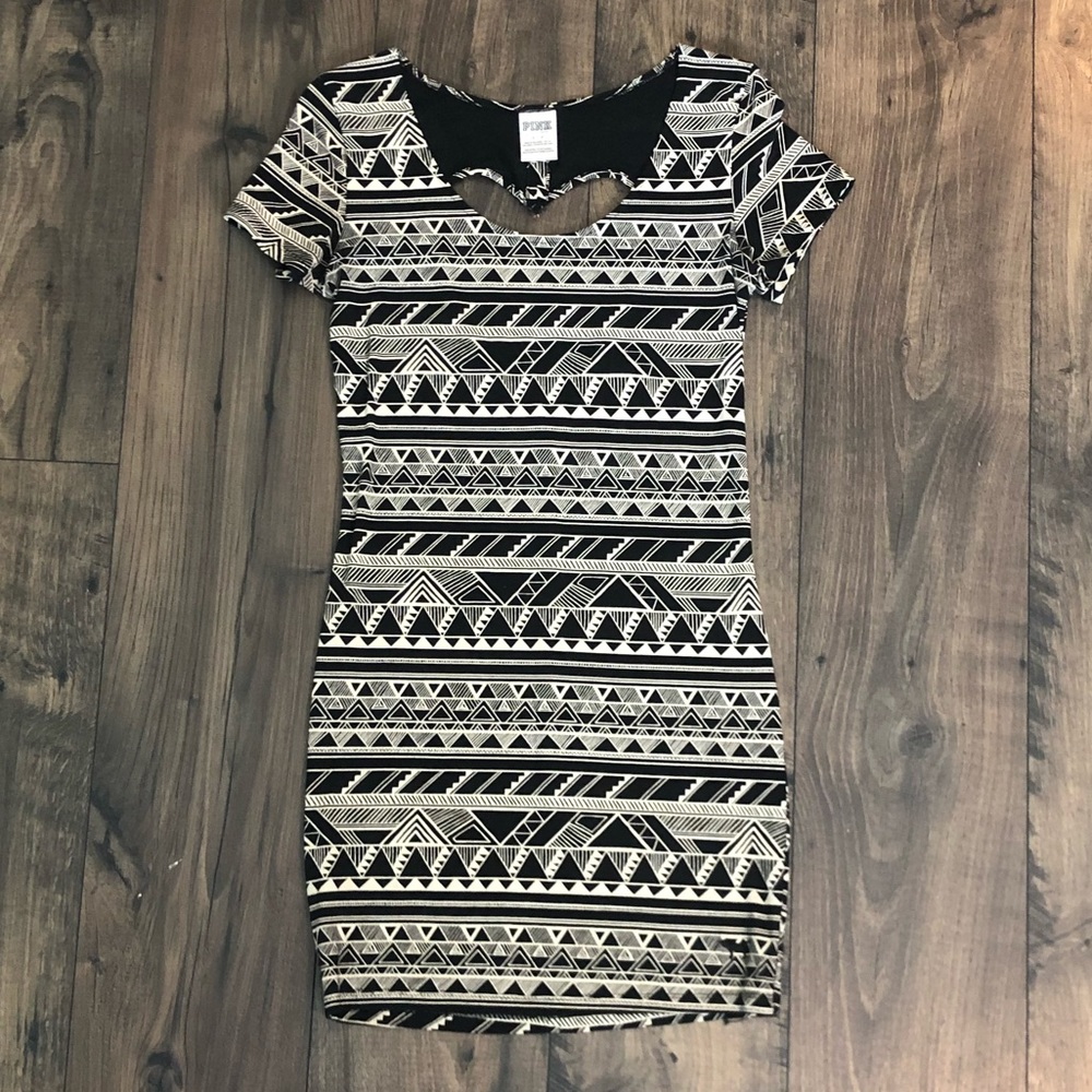 PINK by Victoria’s Secret black and white dress